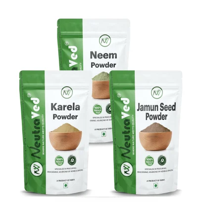 Neem Karela Jamun Powder  image 1
